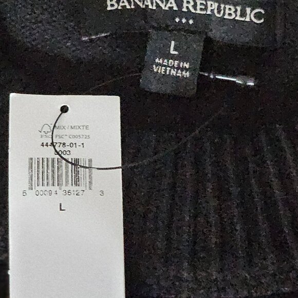 Banana Republic Women's Cotton-Blend Crew-Neck Sweater - Size L - Picture 6 of 8
